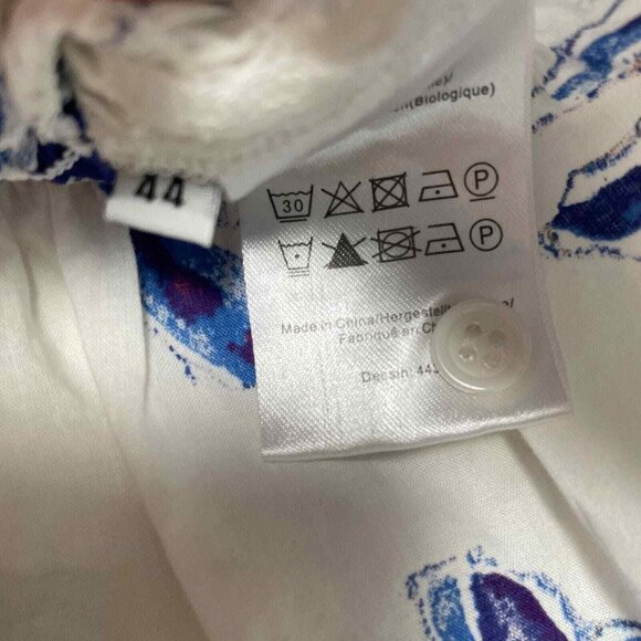 Baum und Pferdgarten Mynowa Top Womens 44 US 14 Floral Print Smocked Cotton‎ - Picture 12 of 14